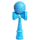 专业入门Kendama日本剑玉成人剑球竞技比赛儿童日月球新手技巧球 蓝色裂纹