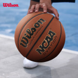 Wilson威尔胜NCAA OVATION高性能皮料筋沟贴皮室内外成人比赛7号篮球