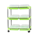 芽苗菜盘保温款带盖无土栽培豆芽菜育苗盘客厅阳台桌面纸上种菜香椿芽冬季室内种植蔬菜套餐 保温盘(带盖)双排6盘