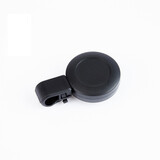 DEZHI卡套伸缩扣医生胸牌夹子挂绳厂牌护士胸卡工作牌门禁卡易拉扣LOGO水晶滴塑贴定制易拉得带背夹 黑色