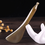 闽角坊白水牛角刮痧板1.1CM精品加厚眼部拨筋棒按摩板女脸面部美容通用 白水牛拨筋棒1.0cm（眼周护理）