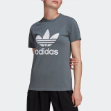 阿迪达斯 （adidas）Adidas阿迪达斯三叶草女装夏季居家运动短袖T恤GN2903 2XS