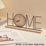 眺德高摆件创意手工桌面时钟工艺品客厅家居装饰品电视柜玄关酒柜装饰 HOME丨创意时钟摆件
