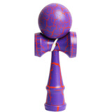 专业入门Kendama日本剑玉成人剑球竞技比赛儿童日月球新手技巧球 紫色裂纹