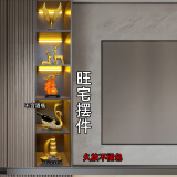 新中式套装摆件客厅酒柜电视柜摆饰品新款高档乔迁新居玄关装饰品 吉祥如意摆件5件套