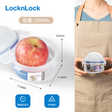 乐扣乐扣（LOCK&LOCK）塑料保鲜盒冰箱收纳盒塑料密封分隔饭盒可微波炉加热便当盒保鲜 苹果/洋葱保鲜盒【300ml】