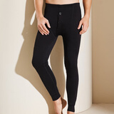 北极绒发热护膝男士保暖裤男加绒加厚东北零下30度内穿防寒打底棉裤