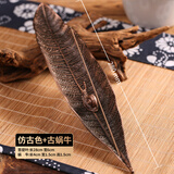 天玺妙香  香插禅意线香插底座菩提树叶子蜗牛香托茶香道禅意摆件家用香插 【禅意套装2】仿古菩提叶+蜗牛线香插