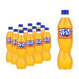 可口可乐（Coca-Cola）芬达 Fanta 橙味 碳酸饮料 500/600ml*12瓶 整箱装随机发货
