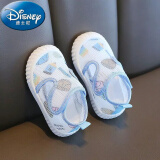 迪士尼（Disney）夏季0-1-4岁宝宝网鞋2男童软底透气学步鞋女宝宝防滑单鞋婴儿凉鞋 2238蓝色夏款 脚长加1cm选码 内长13.0cm 19码数