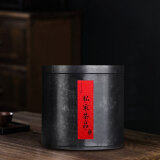 哲明（ZheMing）茶叶罐大号茶叶包装盒家用便携迷你金属铁罐密封罐铁皮罐存茶罐 357克茶饼罐（单层）