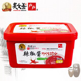吴文善户户【吴文善户户】韩式大酱韩式辣酱辣椒酱大酱汤拌饭酱1kg 辣椒酱1kg