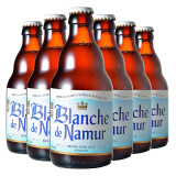 娜慕尔（Namur）比利时进口 杜巴克娜慕尔系列啤酒精酿啤酒果味女士酒瓶装整箱 娜慕尔白啤酒330ml*6瓶