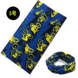 KHENG kheng运动户外无缝魔术骑行装备自行车头巾面罩头罩防尘面罩排汗 5号