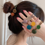 松窗梦语 头绳女莫兰迪色发圈小皮筋女韩国橡皮筋扎头发小清新头饰 糖果球【5根头绳】