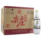 尖庄四川宜宾生产 浓香型白酒 口粮酒 高粱酒 52度 500mL 12瓶 白标