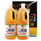 TSUNO 米糠油 日本原瓶原装进口 稻米油 富含谷维素食用油1.5l 1500g*2桶定制礼盒装