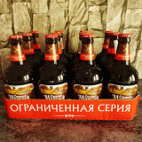 老米乐450ml*12瓶俄罗斯进口老米乐啤酒 整箱老米勒清爽啤酒黄啤酒整箱 黑啤 450mL 12瓶