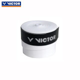 威克多（VICTOR）胜利羽毛球拍手胶GR1吸汗带绑止透气网杆平面握把薄防滑黏性耐久 GR1【白色】