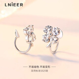 Lnieer925银四叶草无耳洞耳夹耳环女2026新款小众设计银耳饰耳骨夹耳钉 【S925银】四叶草耳夹