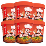 海底捞方便速食冲泡粉丝懒人酸辣粉食品早餐夜宵米线零食米粉汤粥粉丝 番茄粉122g*6盒