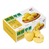 顶端果业陕西洛川苹果生鲜水果手提黄金苹果礼盒装 12枚75-80mm瑞雪苹果礼盒