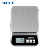 ACCT厨房秤电子秤称重食物称商用烘焙秤克称珠宝秤小台秤家用天平称微型充电款食品秤 （银色电池款）5kg/0.1g