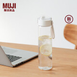 无印良品（MUJI）共聚酯 便携水杯高颜值运动水杯塑料杯 透明 750ml