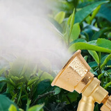 农宝农用高压雾化喷头黑旋风可调喷药打药机喷雾器农药防风喷枪 全铜
