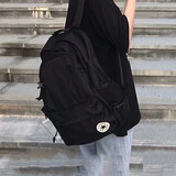 匡威（Converse）背包男学生女包学生书包2025新款休闲包旅行出游便捷运动包双肩包 10021138-A01黑色 46.5*31*15 以专柜实物为准