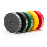 色格 电脑理线带魔术贴耳机线材收纳捆绑扎带网线机箱电源线缆固定整理束线器粘扣带 混色15米(3米×5卷)