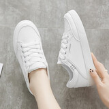 回力 Warrior 小白鞋女鞋软底百搭情侣休闲鞋减震舒适女士板鞋户外学生运动鞋 WXY-L319N 白银 39