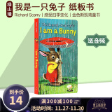 预售  I Am a Bunny 我是一只兔子 richard scarry 英文原版儿童绘本 早教启蒙纸板书 金色斯凯瑞童书 感受四季变化 少儿早教英语绘本 小兔子