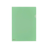 LIHIT LAB.日本LIHIT LAB.喜利A4彩色L型单片夹简历文件保护套文件袋档案资料整理夹插页夹 莺绿