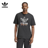 阿迪达斯 （adidas）男子 三叶草系列 TS TEE SS  3 圆领短袖T恤 IS0227 S