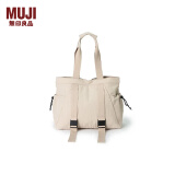 无印良品（MUJI） Walker 不易沾水 托特包 包包 女包 瑜伽包手提包 大容量 通勤包 米色