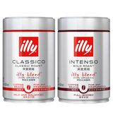 意利（illy）MONOARABICA咖啡豆250*2罐组合装 组合装 单品咖啡豆 25年3月生产-中焙250g+深焙250g