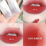 完美日记（PERFECT DIARY） 哑光唇釉雾面丝绒口红名片学生款唇膏女显白 波光唇釉304冰滴红茶