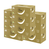 洁云绒触感136抽3层盒装抽纸3盒装*3提 0080新老包装随机发货