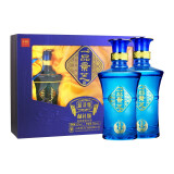 景芝一品景芝蓝淡雅 芝麻香型高度白酒 婚宴喜酒 52度 500mL 2瓶 礼盒装