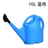 泰鹏加厚洒水壶浇花喷壶塑料浇水壶长嘴花洒园艺浇菜浇花壶家用淋水壶 10L蓝色
