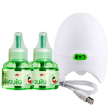 皎洁USB电蚊香器电蚊香液套装车载车用驱蚊器宿舍充电宝电热蚊香 2液+1个（USB液器）