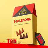 三角（Toblerone）瑞士巧克力含蜂蜜及巴旦木糖量贩装480g 礼盒休闲零食生日礼物