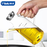 华派（TQVAI）高硼硅玻璃油壶750ml 304不锈钢盖香油瓶防漏耐热家用酱醋罐YUB83