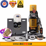 大越 电动卷帘门电机卷闸门电机马达遥控自动车库开门机全套配件通用 600KG铜芯防雷全套