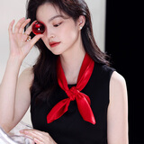 杭丝路真丝丝巾女桑蚕丝围巾中方巾领巾生日送女友妈妈高档中秋节礼物