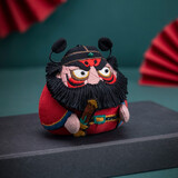 王的手创香囊diy材料包手工自绣香包挂件古风随身钟馗节庆用品 钟馗diy材料包（含12cm竹绷）