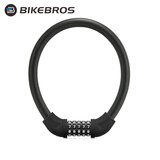 BIKEBROS山地自行车便携密码锁防盗电瓶动单车钢丝锁固定链条密码锁头儿童