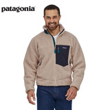 巴塔哥尼亚（Patagonia）男士摇粒绒夹克抓绒衣立领开衫外套Classic Retro-X Jkt 23056 NAT M