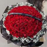 薇尼（LVINI）鲜花速递同城配送33朵红玫瑰香槟生日东莞珠海佛山西安石家庄郑州 99朵红玫瑰花束女神款